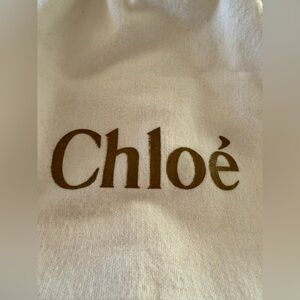 Chloe Cream of white Accessory dust bag